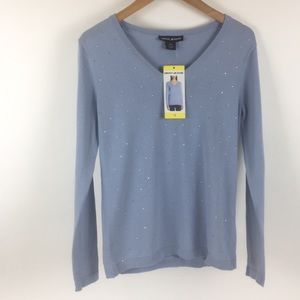 DKNY Jeans Ladies Rhinestone Embellished Sweater